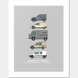 Classic Citroen Vans collection Posters and Art